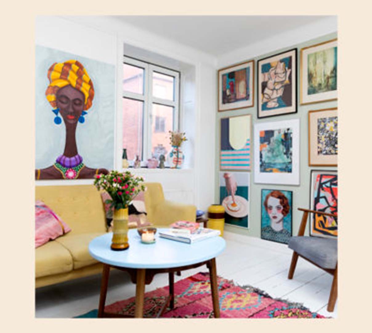Trine Brunsvigs farverige hjem hitter stort på Instagram - NBC